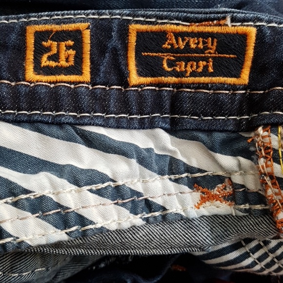 Pending Sale Rock Revival Avery Capri size 26 - Picture 5 of 6